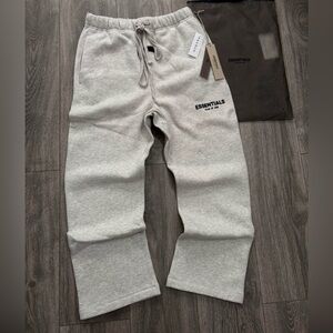 Essentials light oat Sweatpants small
